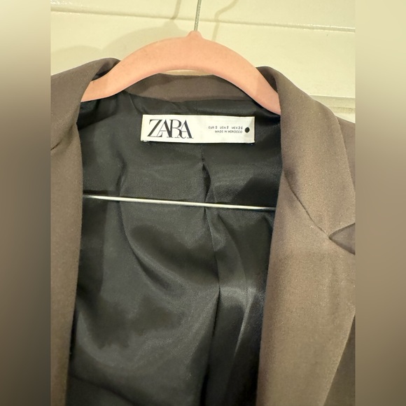 Zara Fitted green blazer - Picture 2 of 4